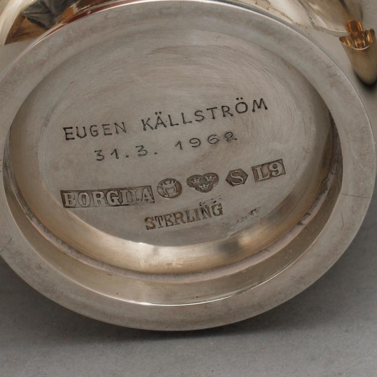 PARTI SILVER, 3 delar, bland annat WA Bolin, Stockholm, 1938. Vikt ca 314g.