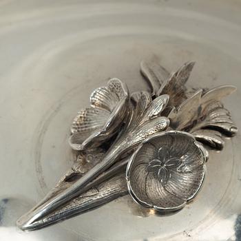 Karott med lock, silver, Carl Sandberg, Ystad 1903.