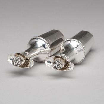 Georg Jensen, bordsurtout, Köpenhamn 1920, 830/1000 silver, design nr 255,