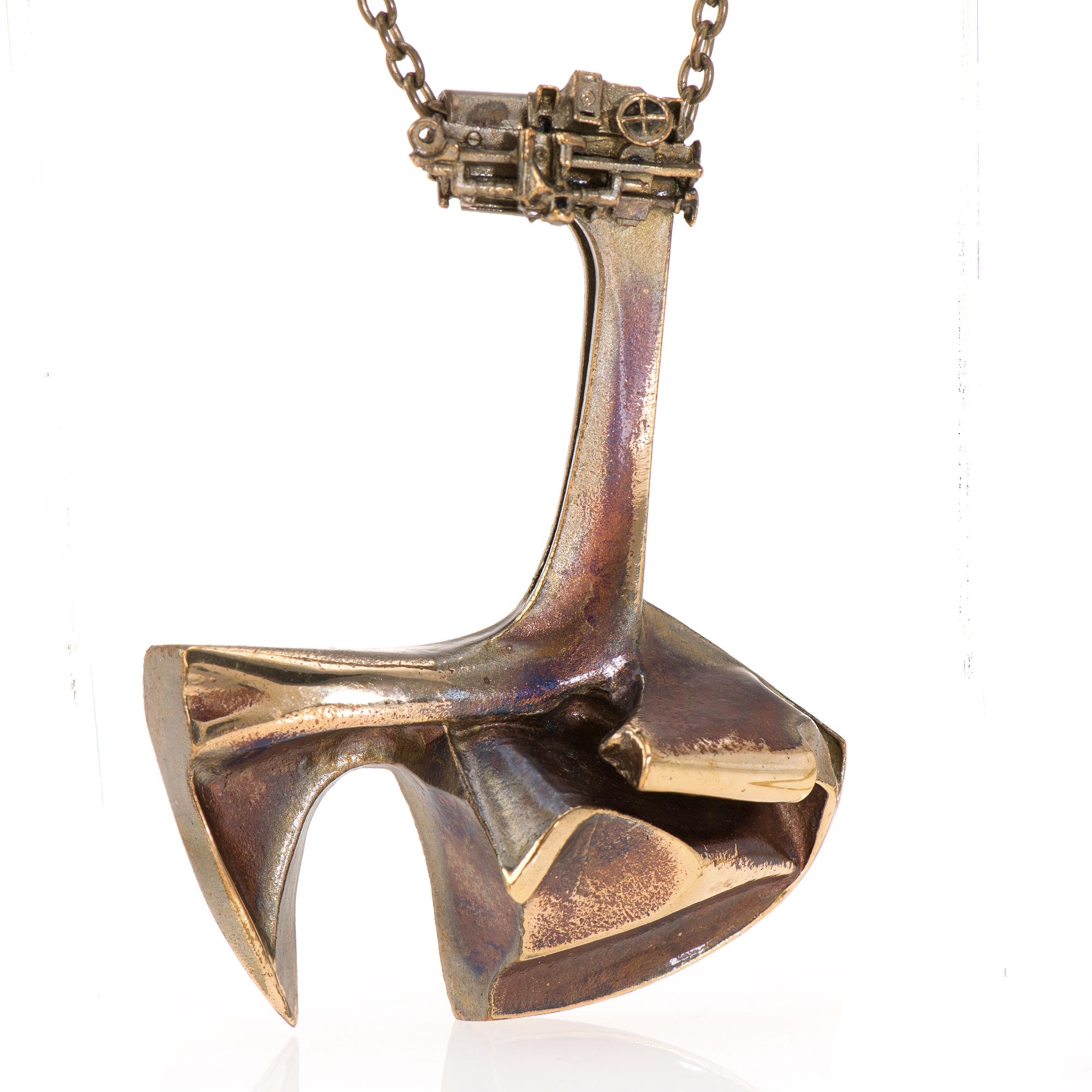 HALSSMYCKE, eldbrons, "Mustang" Björn Weckström, Lapponia.