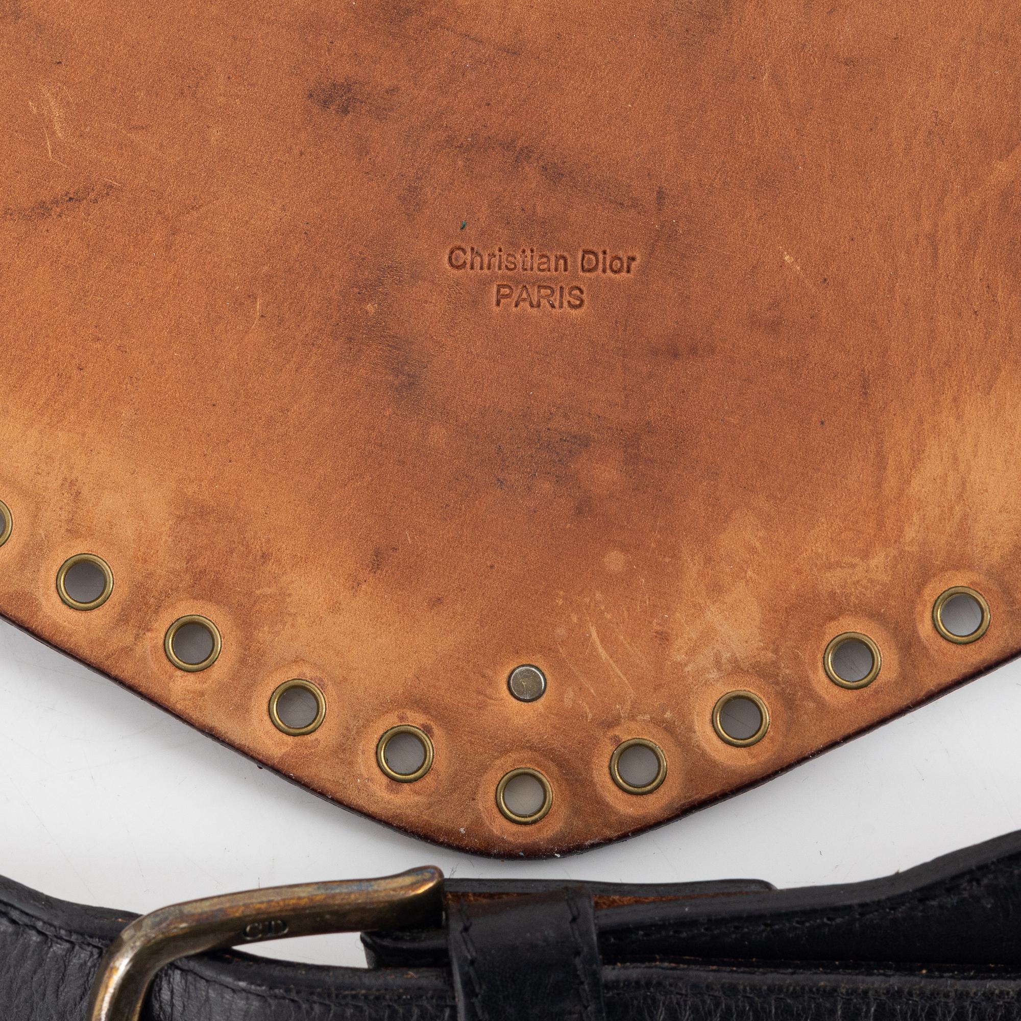 Christian Dior, John Galliano, "Runway Champion belt", Fall 2001.