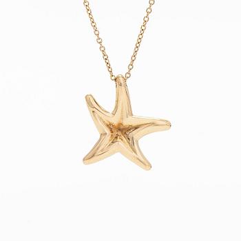 Tiffany, Elsa Peretti, an 18K gold 'Starfish' necklace.