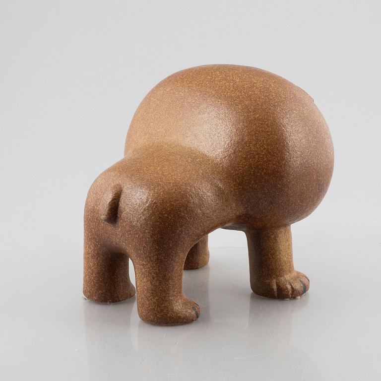 Lisa Larson, "Bulldog Maxi", skulptur, stengods, Gustavsberg, efter 1972.