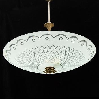 A ceiling lamp ca 1940's, possibly Orrefors.