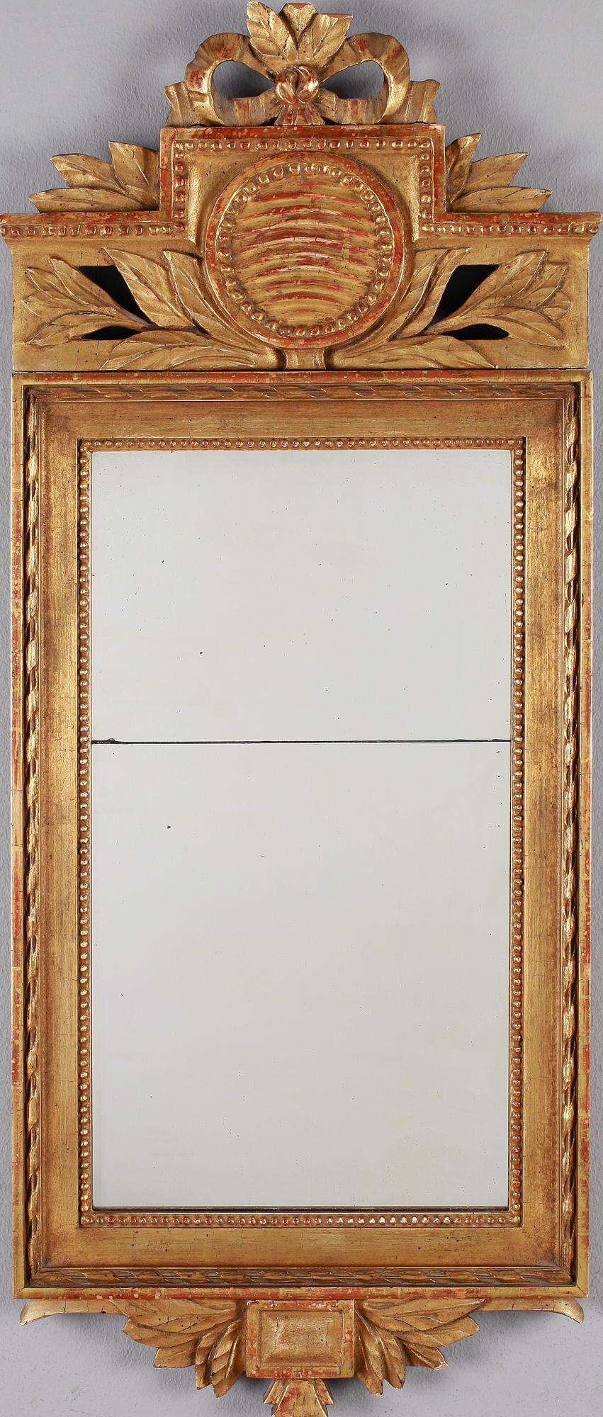 SPEGEL, gustaviansk stil, omkring år 1900.