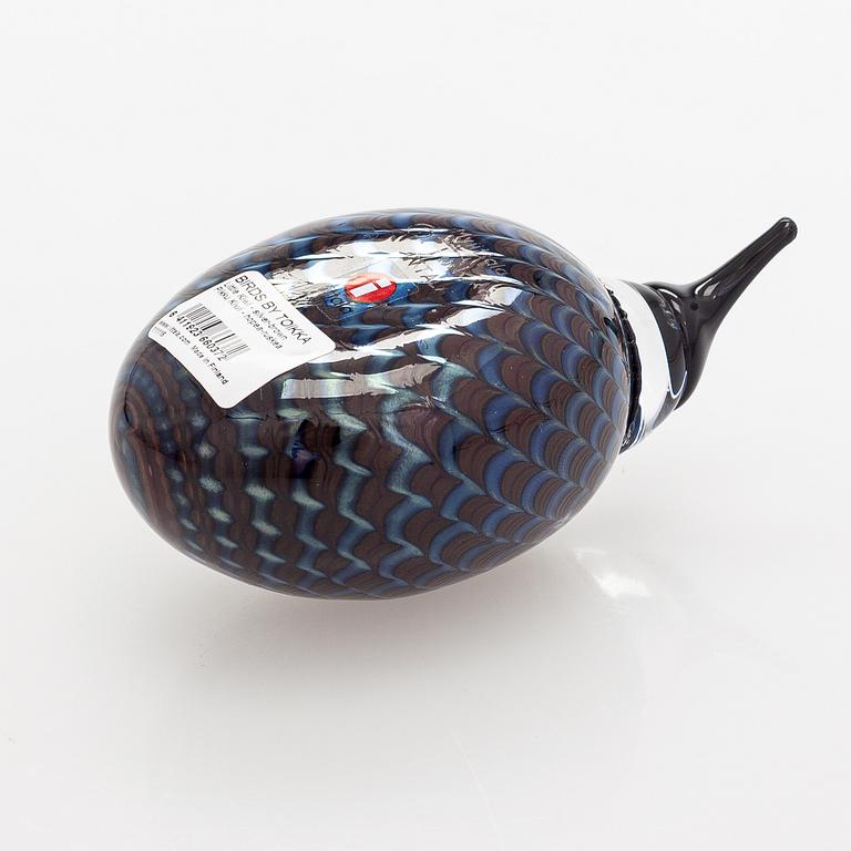 Oiva Toikka, glass bird, marked 'Myiittala O. Toikka IITTALA'.