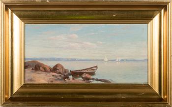 Eugen Taube, Shore view at noon.