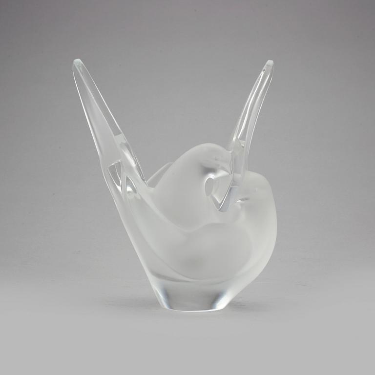 VAS, glas. "Sylvie", Rene Lalique, Frankrike, 1900-talets andra hälft.