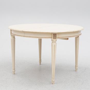 Dining group, 10 pieces, Gustavian style, 20th century.