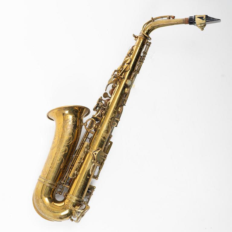 Henri Selmer Paris, altsaxofon, "Super Balanced Action", 1950, Frankrike.