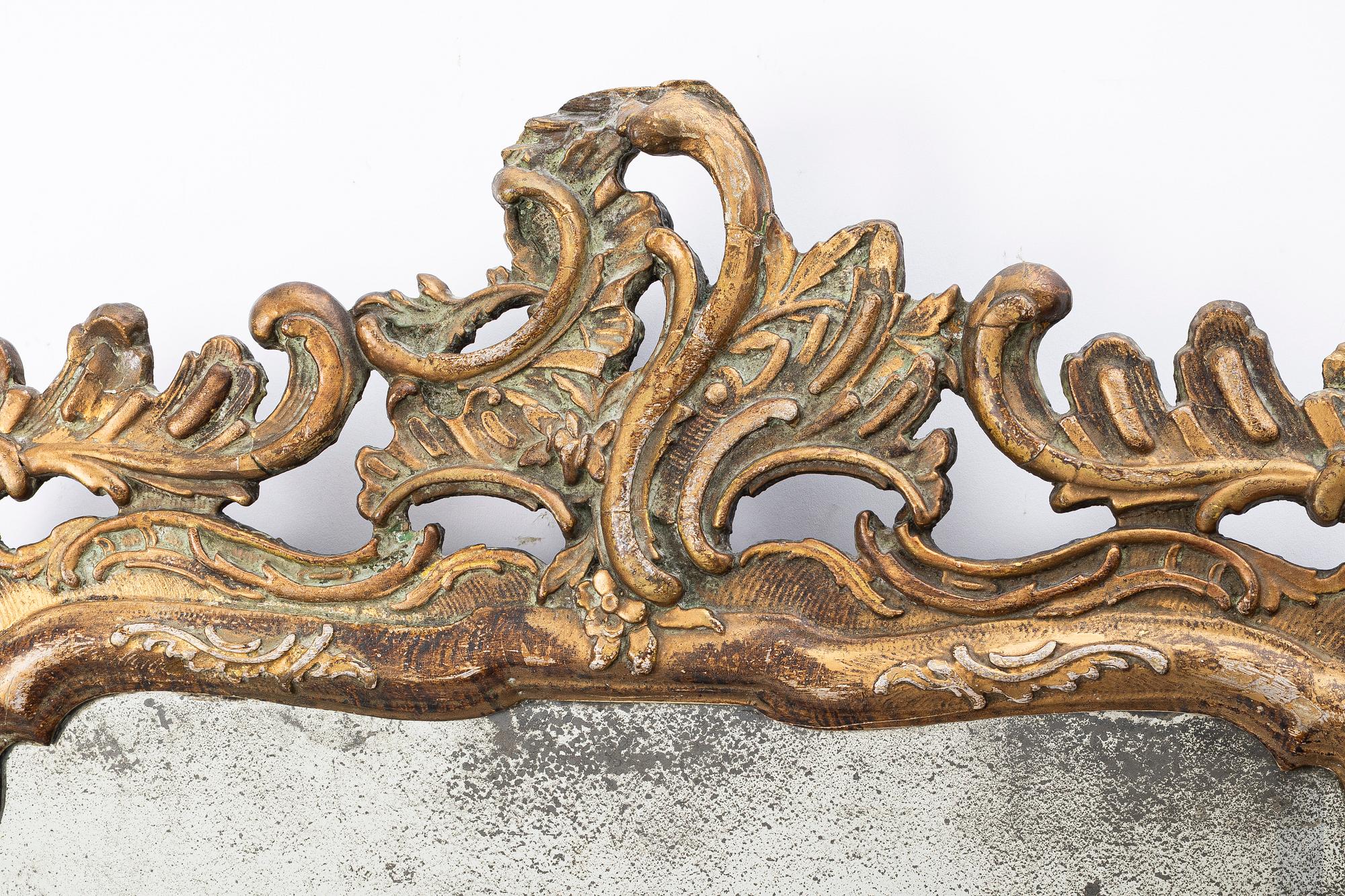 Spegel, Rokoko, Tyskland, 1700-tal.