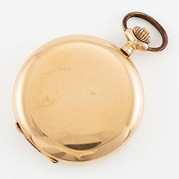 Pocket watch, hunter, 52 mm.