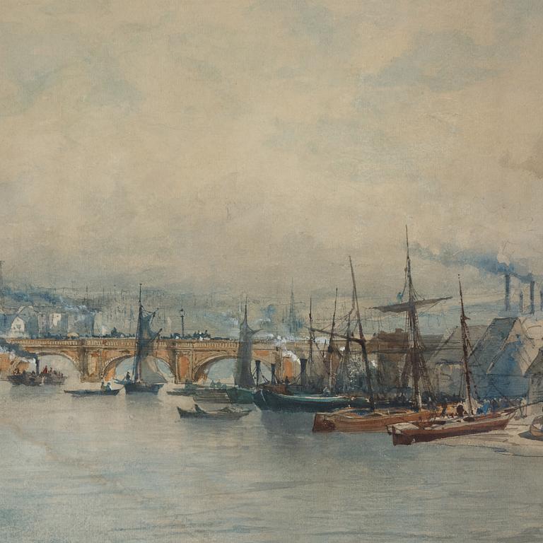 Edwin Toovey, watercolour, signed and dated 1883-4.