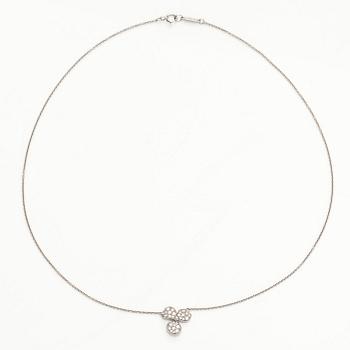 Tiffany & Co, a platinum 'Paper Flowers' necklace with diamonds.
