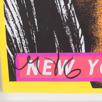 FAILE, "New York invasion !", serigraph, 2015. Ed 200. Signed.
