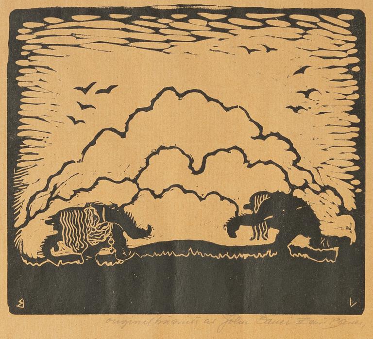 John Bauer, Två troll.