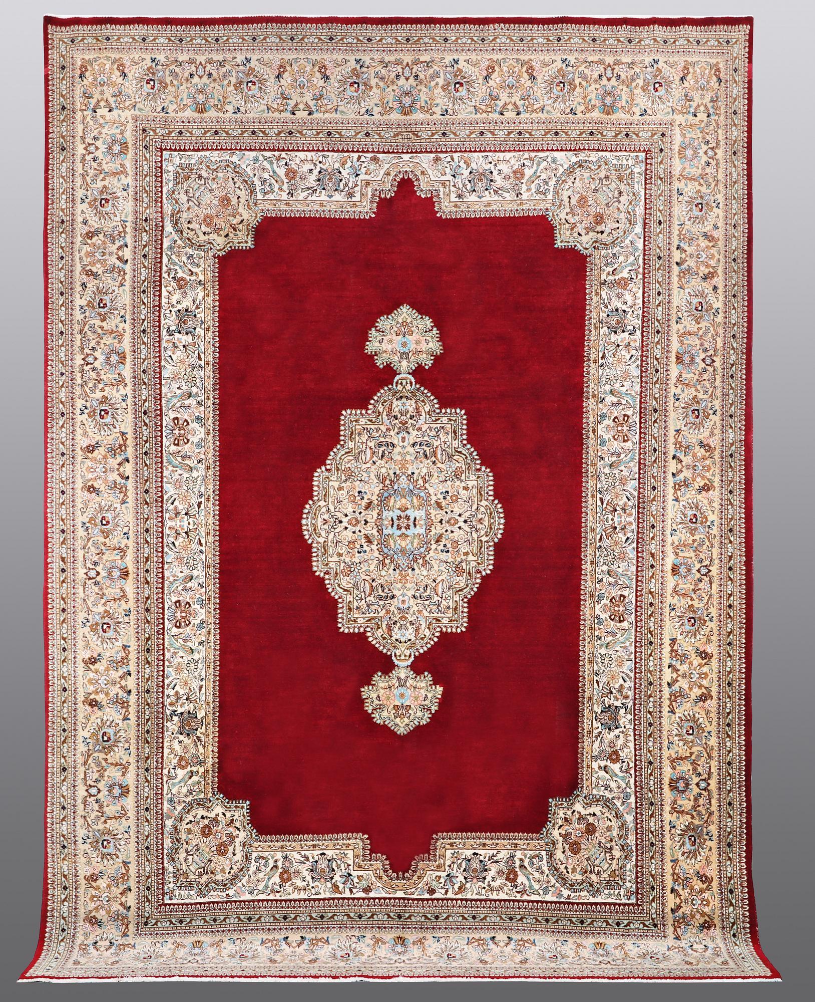 A CARPET, Old Kerman, ca 340 x 240 cm.
