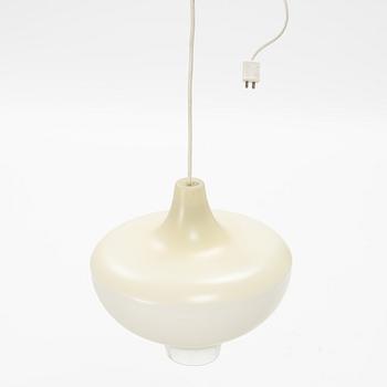 A glass ceiling light, Scandinavia, mid 20th Century.