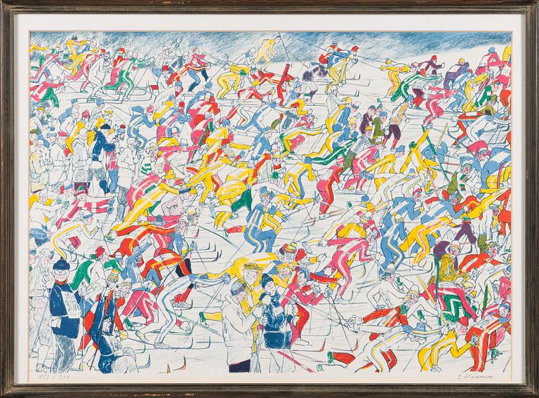 EERIK HAAMER, lithograph, signed, numbered 151/300.