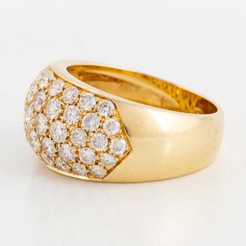 Ring, 18K gold with brilliant-cut diamond 2,14 ct, Garavelli Aldo.