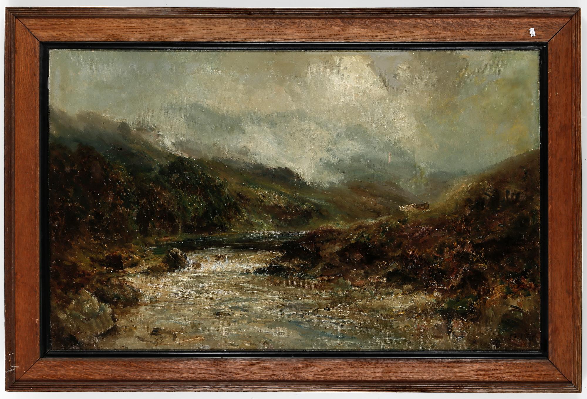 JOHN FALCONAR SLATER, olja på duk. Signerad.