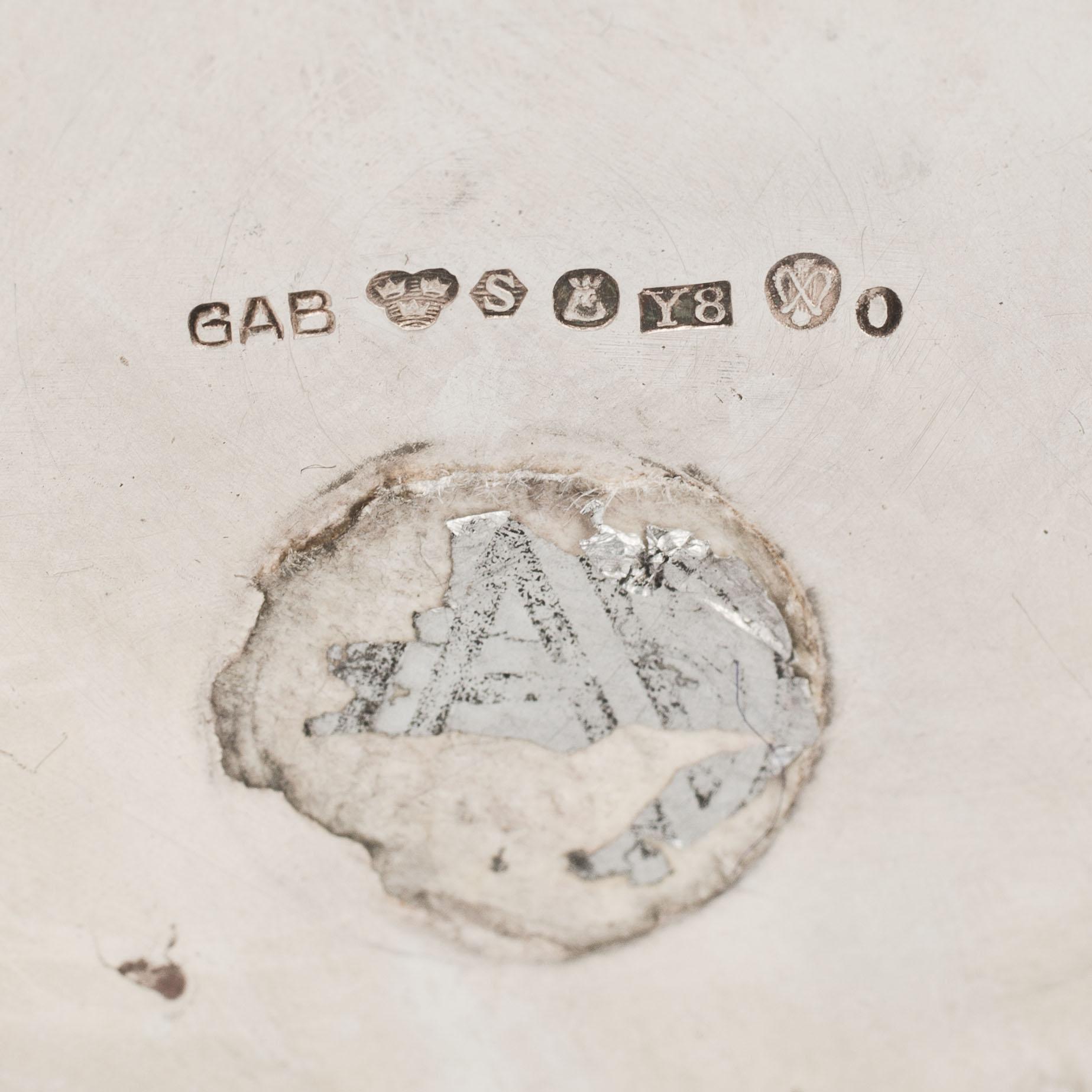 BÄGARE, 2 st, silver, 1947 och 1949, vikt ca 445g.