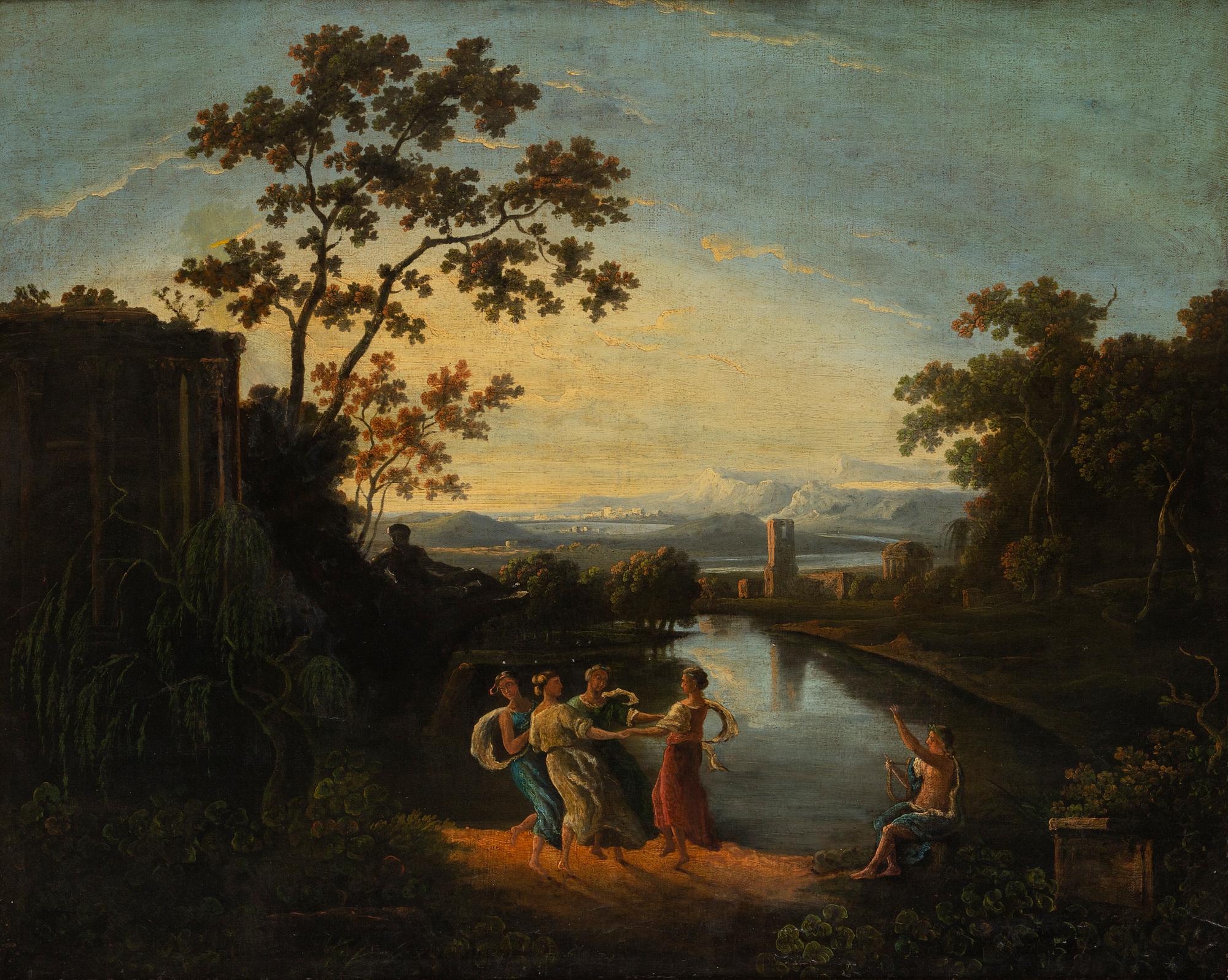 NICOLAS POUSSIN, in the manner of, oil on canvas.