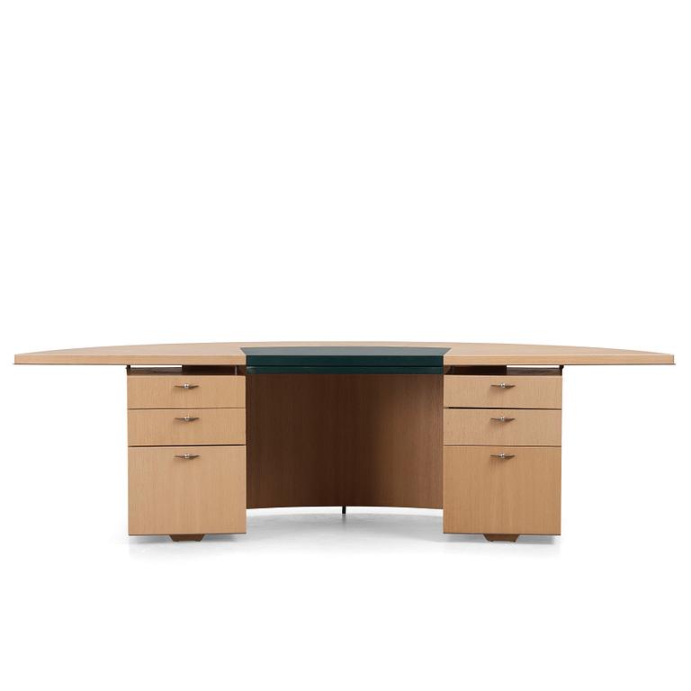 Andrée Putman, an executive desk, limited edition Ecart International, Paris ca. 1986.