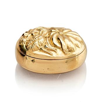 564. Olle Ohlsson, an 18k gold box, Stockholm, Sweden 1978.