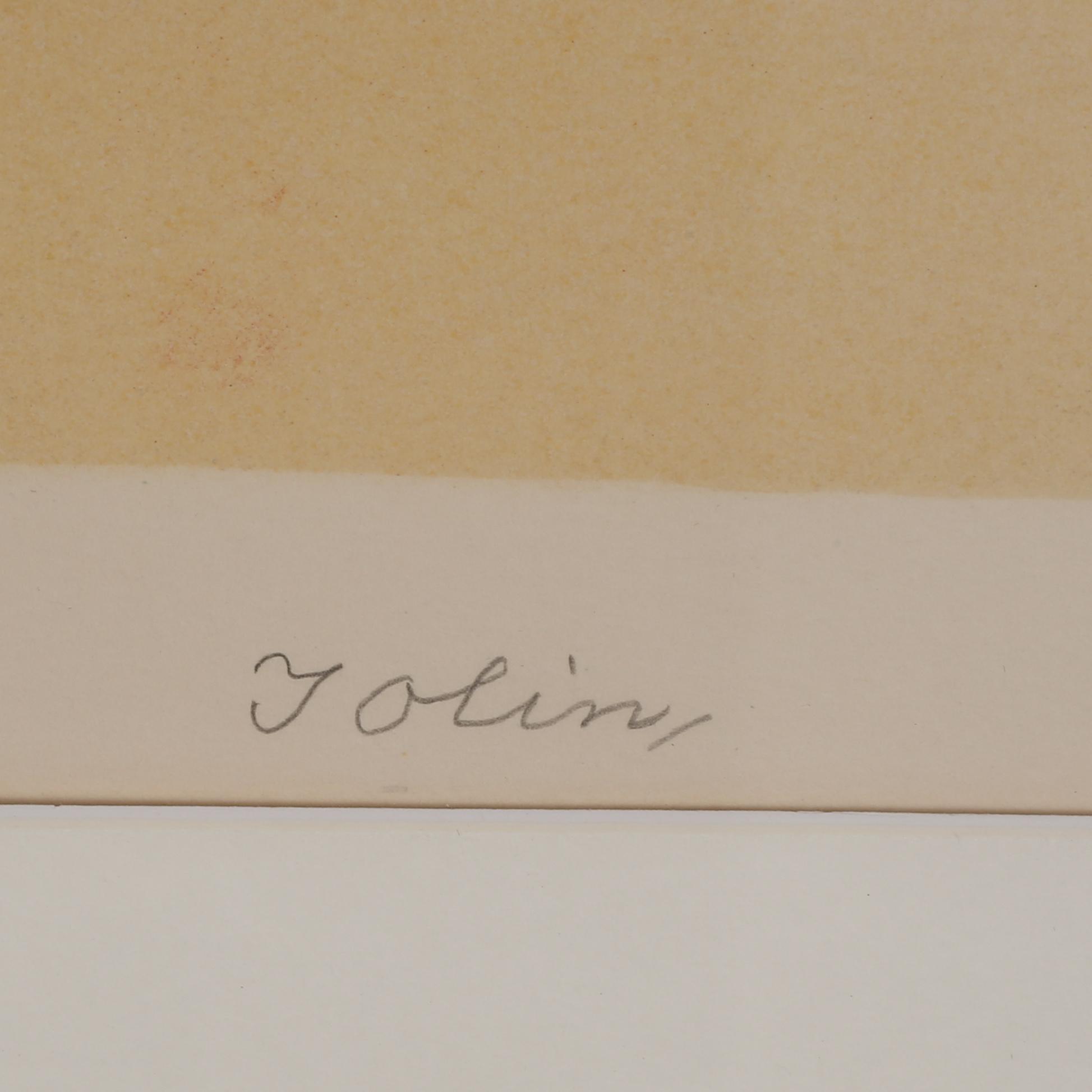 EINAR JOLIN, färglitografi, signerad och numrerad 141/360.