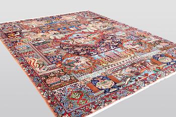 A carpet, Kashmar, ca 390 x 300 cm.