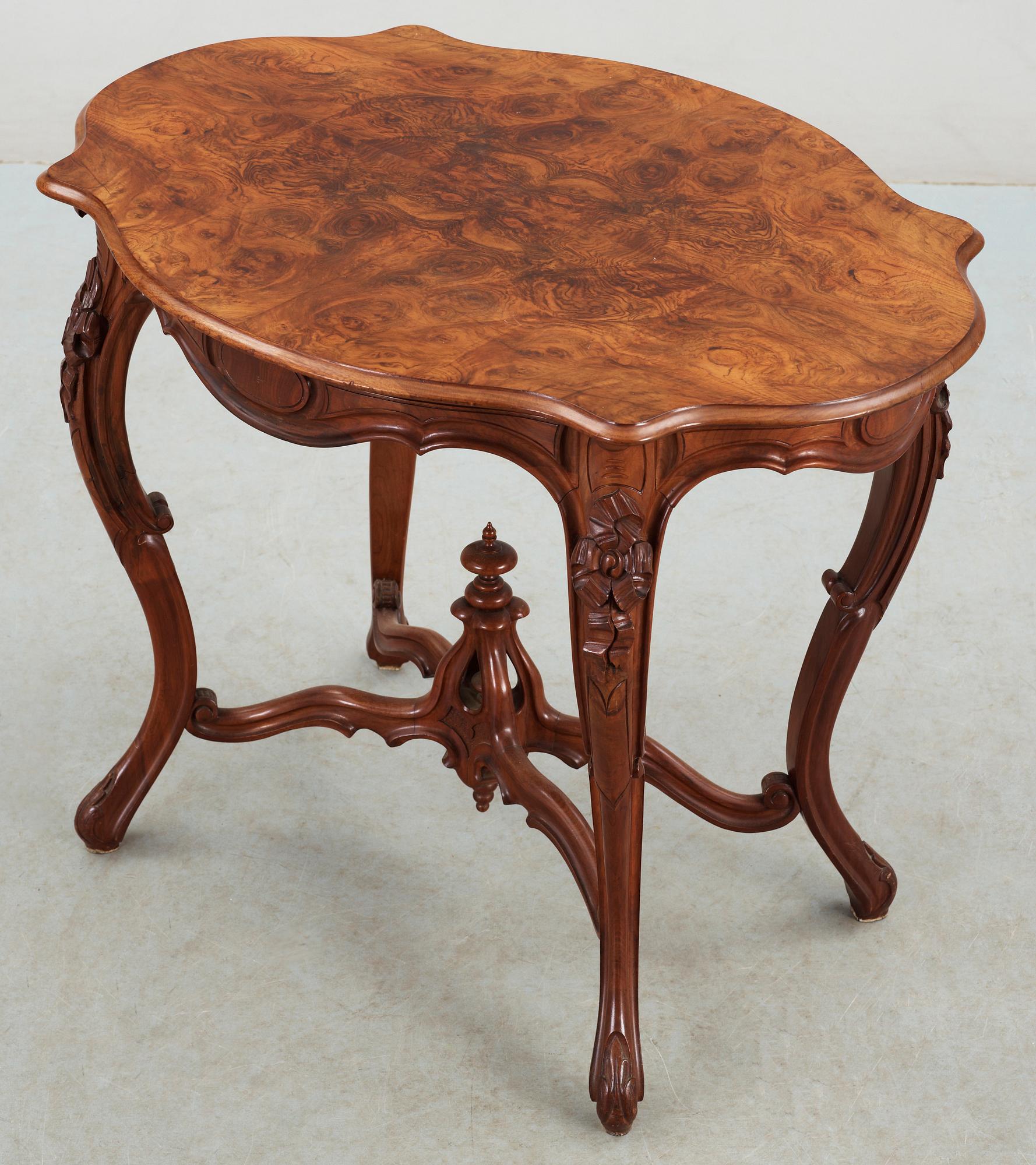 SALONGSBORD, nyrokoko, 1800-talets andra hälft.