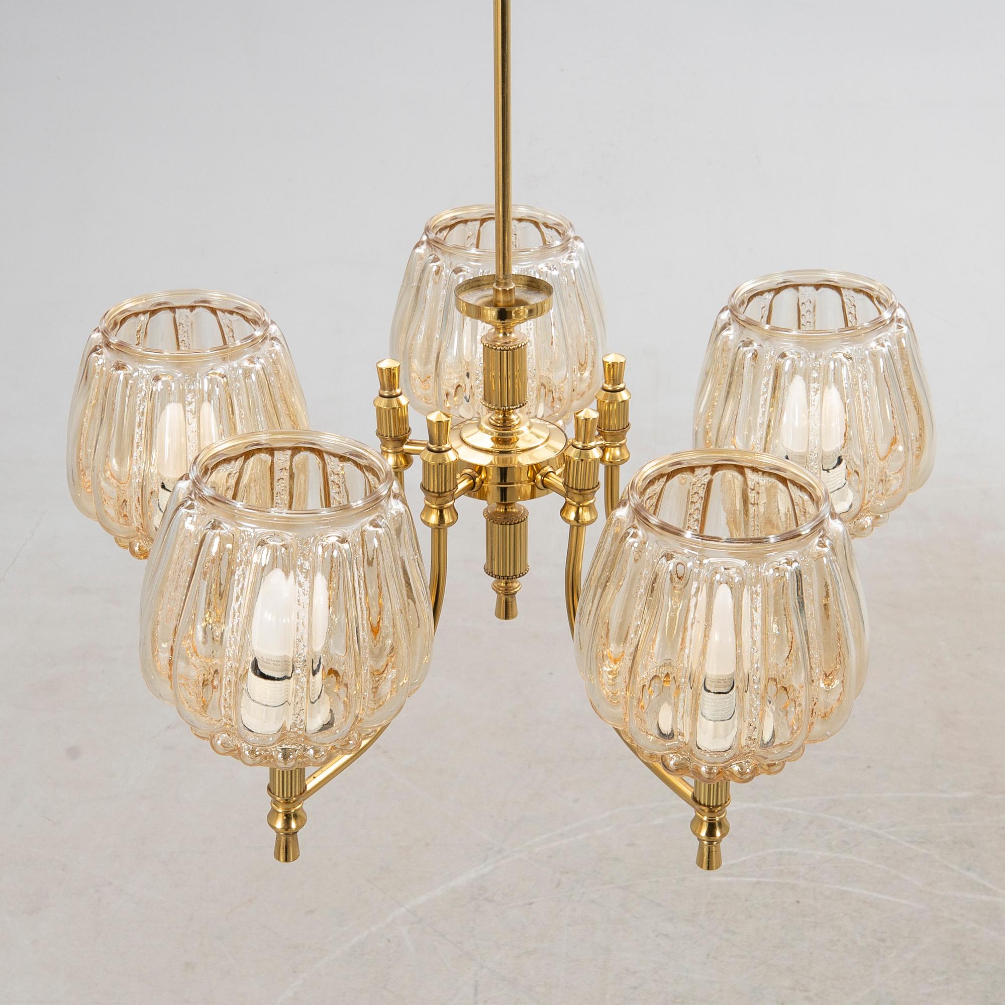 Ceiling lamp, mid-20th century.