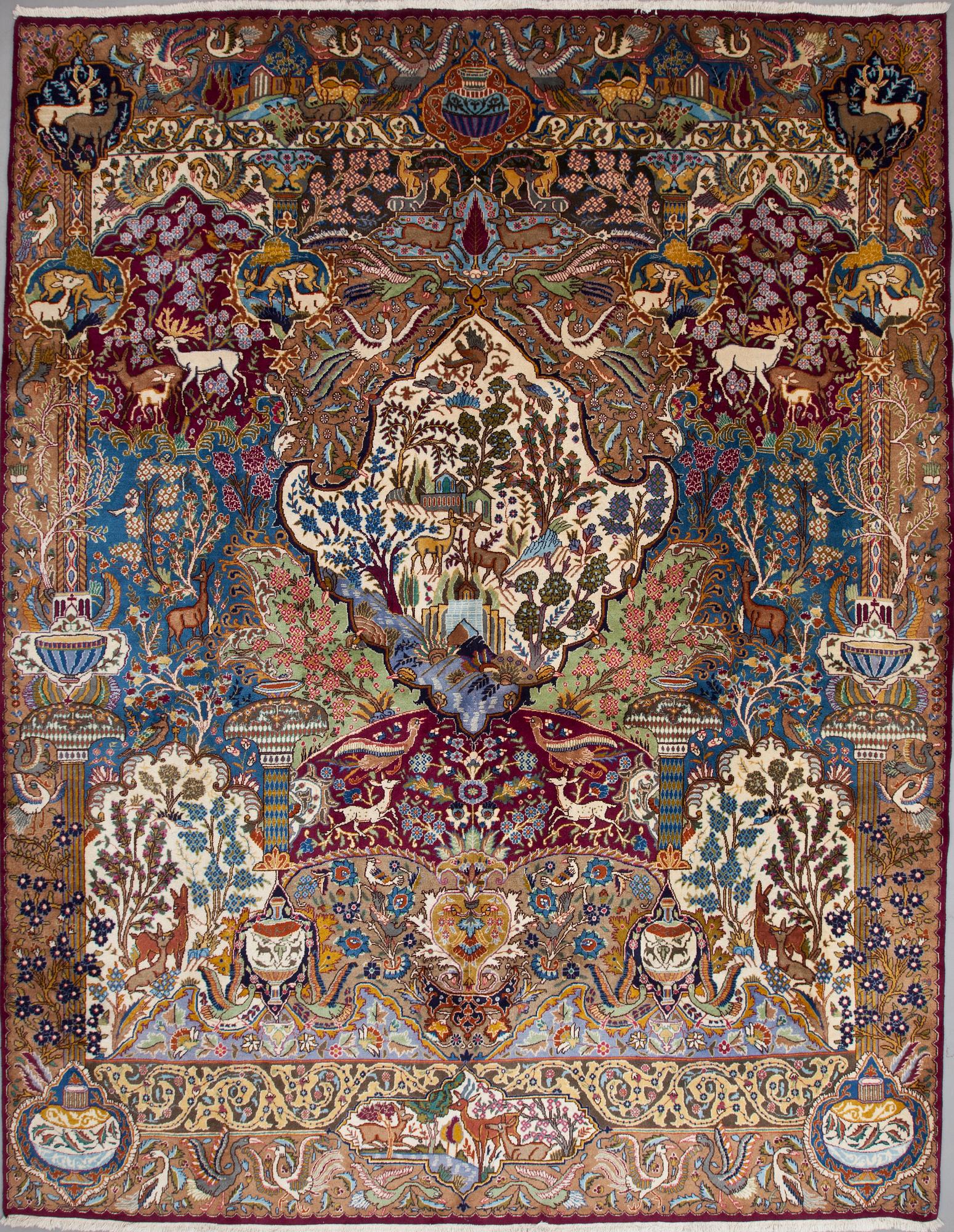MATTA, Kashmar, figural, 1900-talets slut. Ca 385 X 298 cm.
