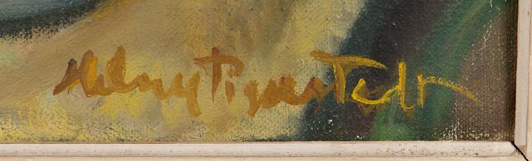 Helny Tigerstedt, oil on canvas, signed.