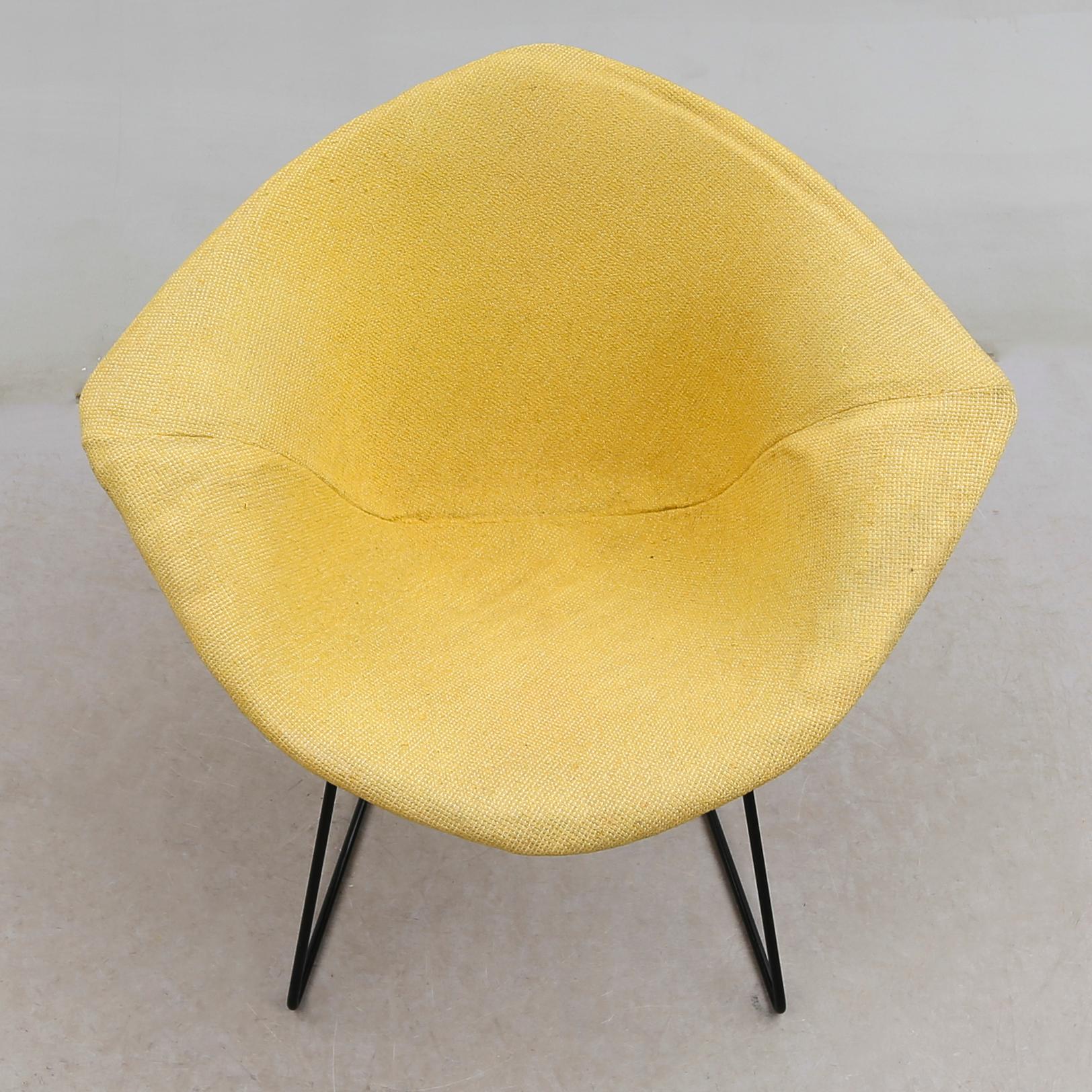 FÅTÖLJ, "Diamond Chair", Harry Bertoia, 1900-talets andra hälft.