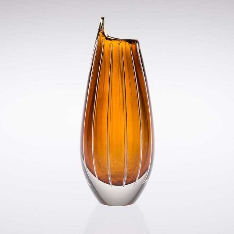 VAS, glas, modell 2514 / 4405, signerad A. Jacobino, Kumela, 1960-70-tal.