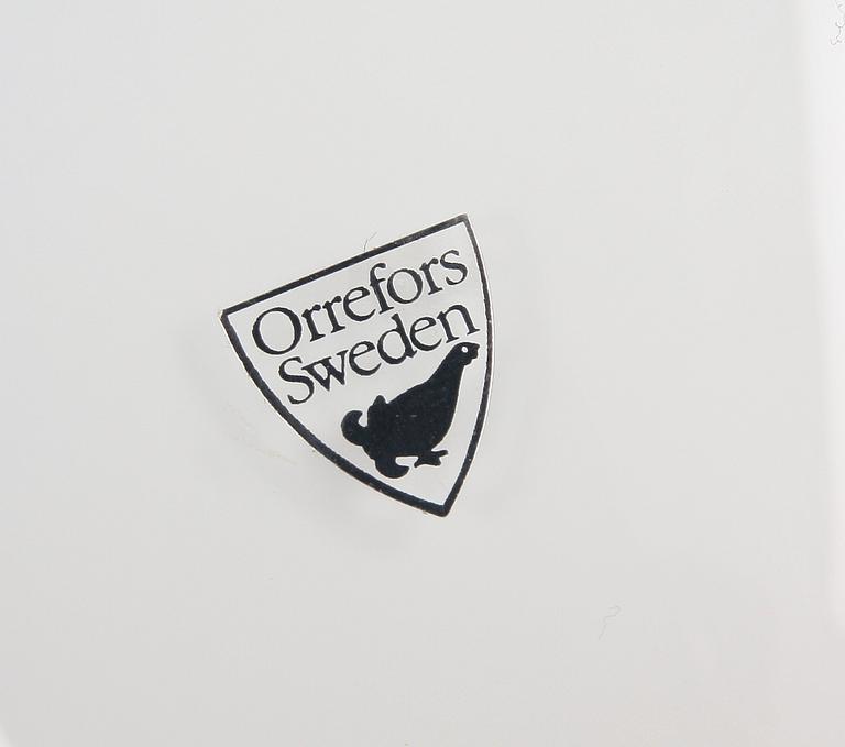 SKÅL, glas, Orrefors.