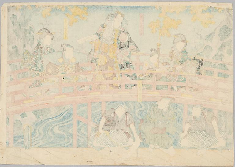 Utagawa Kunisada, 'Actor in the Role of Asakura Togo'.