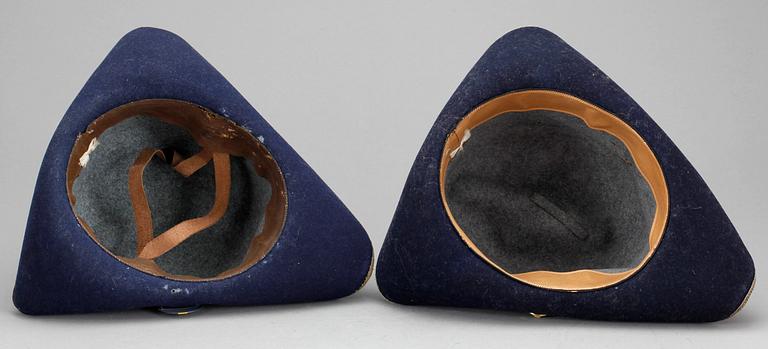 LANDSTORMSHATTAR, 2 stycken, Sverige, m/1907 samt m/1910.