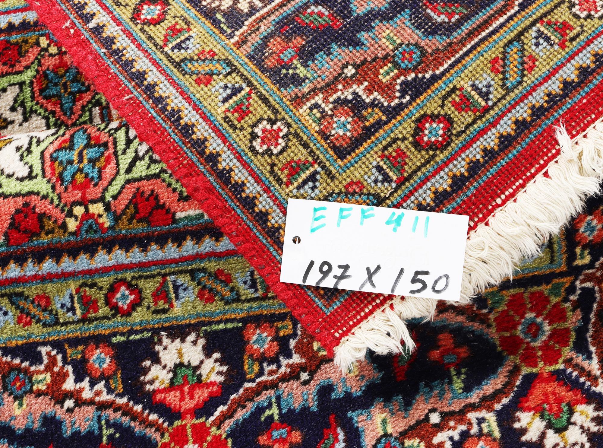 A Tabriz rug, c. 197 x 150 cm.