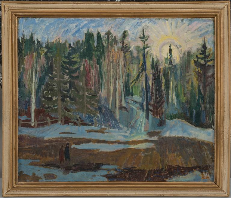 Tove Jansson, "KEVÄTMETSÄ".