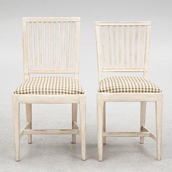 Eight chairs, 19th Century.