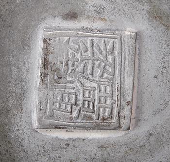 SKÅL MED LOCK, tenn, Kina. 1900-tal.