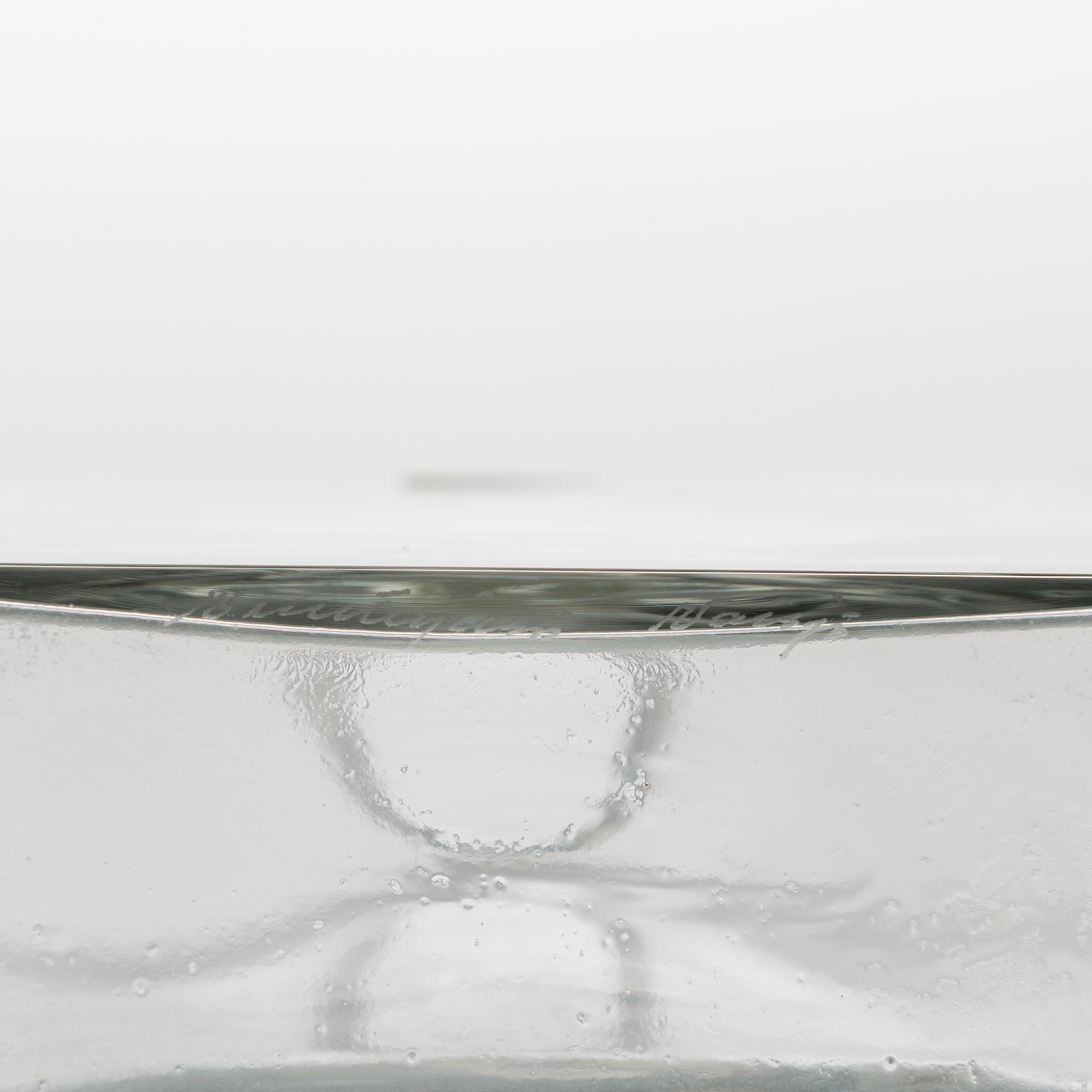 KAJ FRANCK, A LIQUOR BOX, 'Napakymppi' (Bull's-eye) for Nuutajärvi 1961-1968.