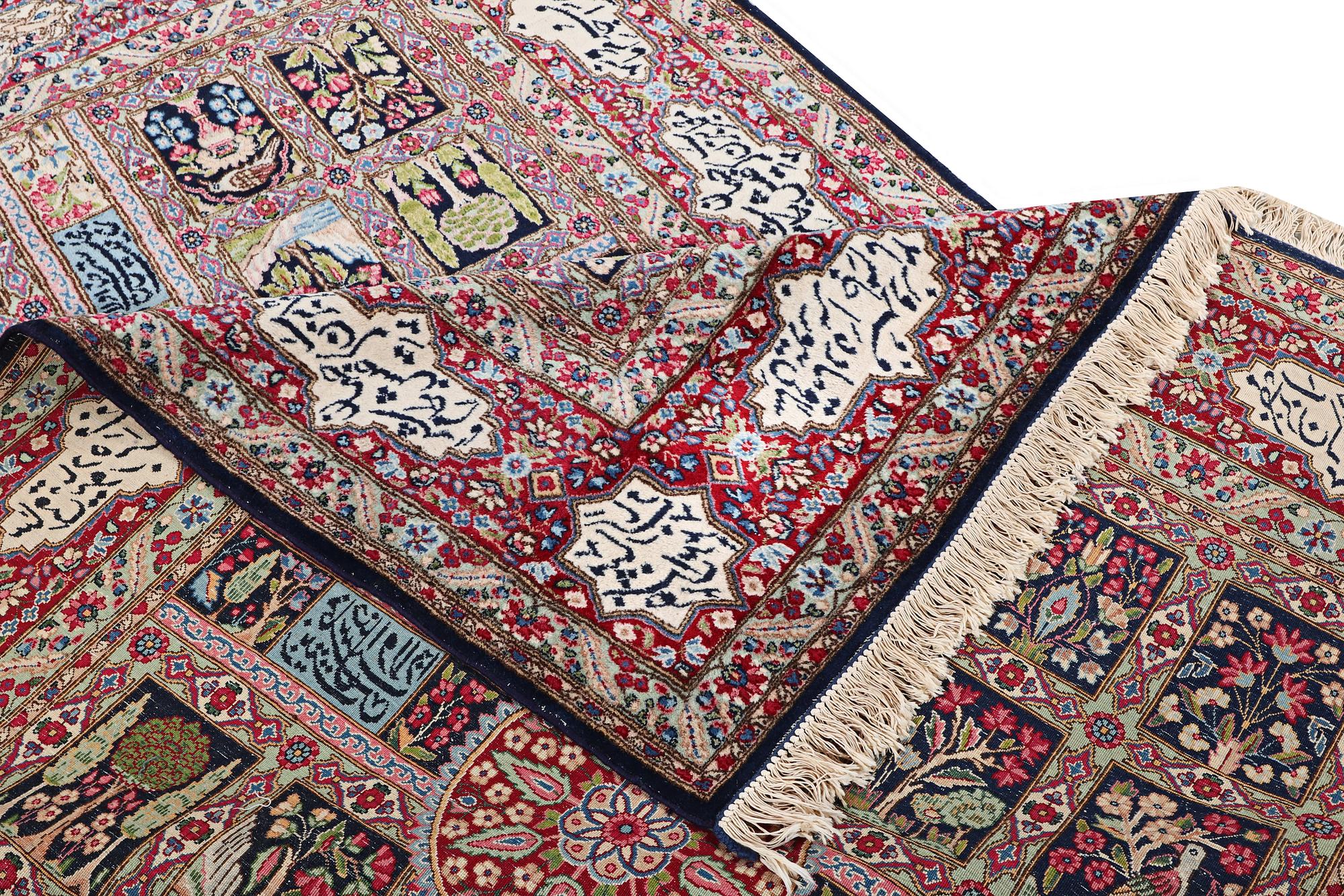 Matta, semiantik/old, Kirman, ca. 273 x 174 cm.