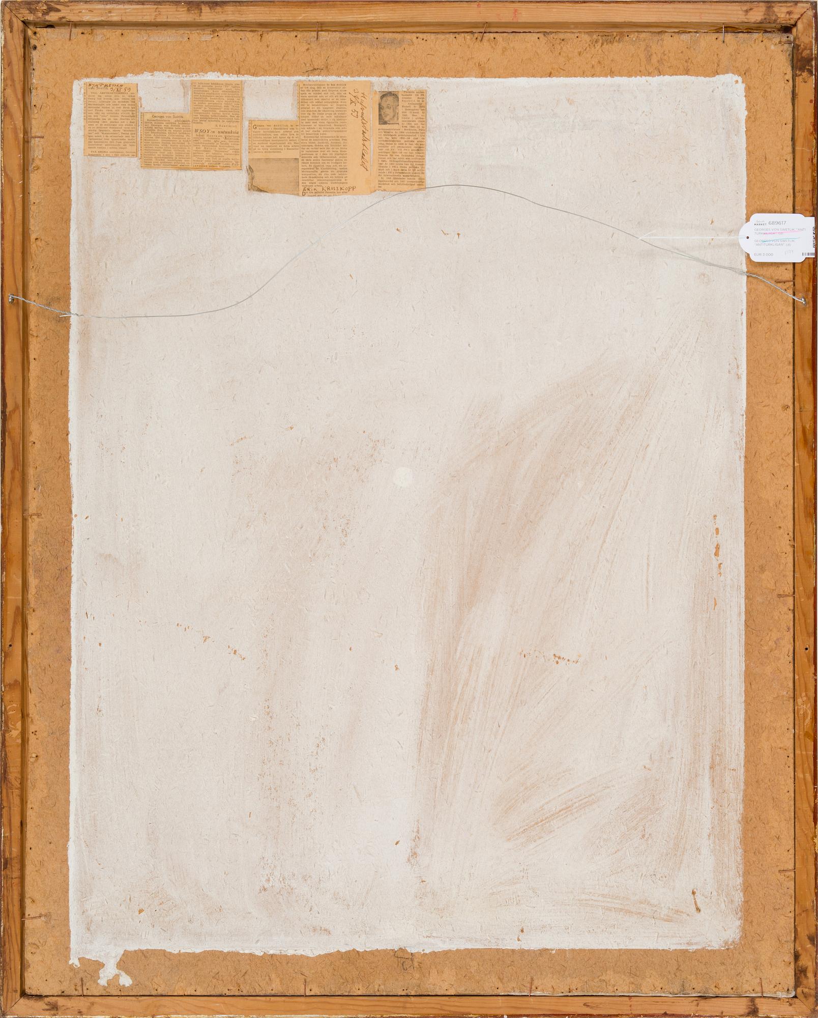 GEORGES VON SWETLIK, "ANTITURKLIGAN".