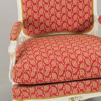 A ROCOCO STYLE ARMCHAIRS, second half of 20th century.