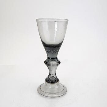 Starkvinsglas 3 st 17/1800-tal England/Irland och Tyskland.
