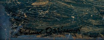 Helmer Osslund, oil on grease proof paper on panel, signed.